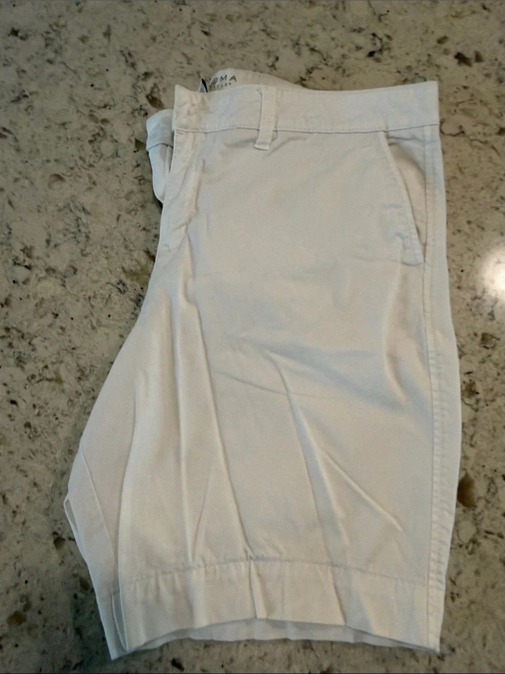 White Women’s Shorts - Unbranded Classic Chino Style